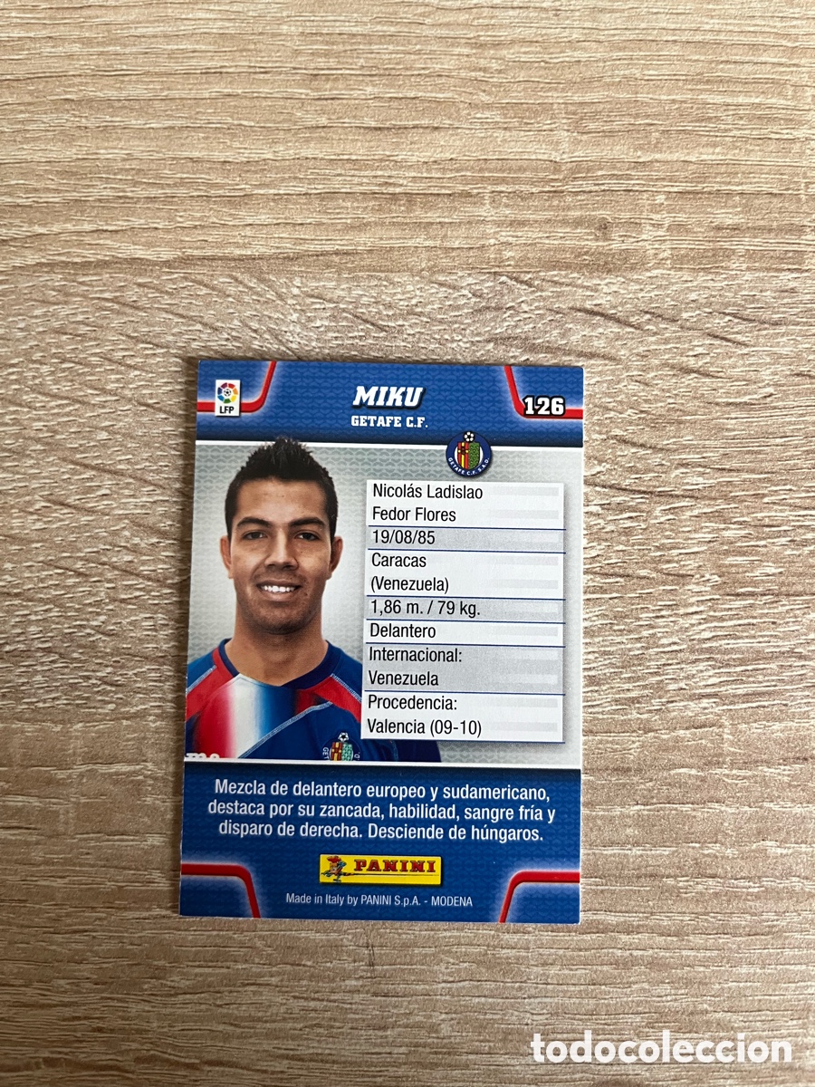 Cromos de f&uacute;tbol: 126 MIKU MEGACRACKS MGK 2010 2011 10 11 GETAFE