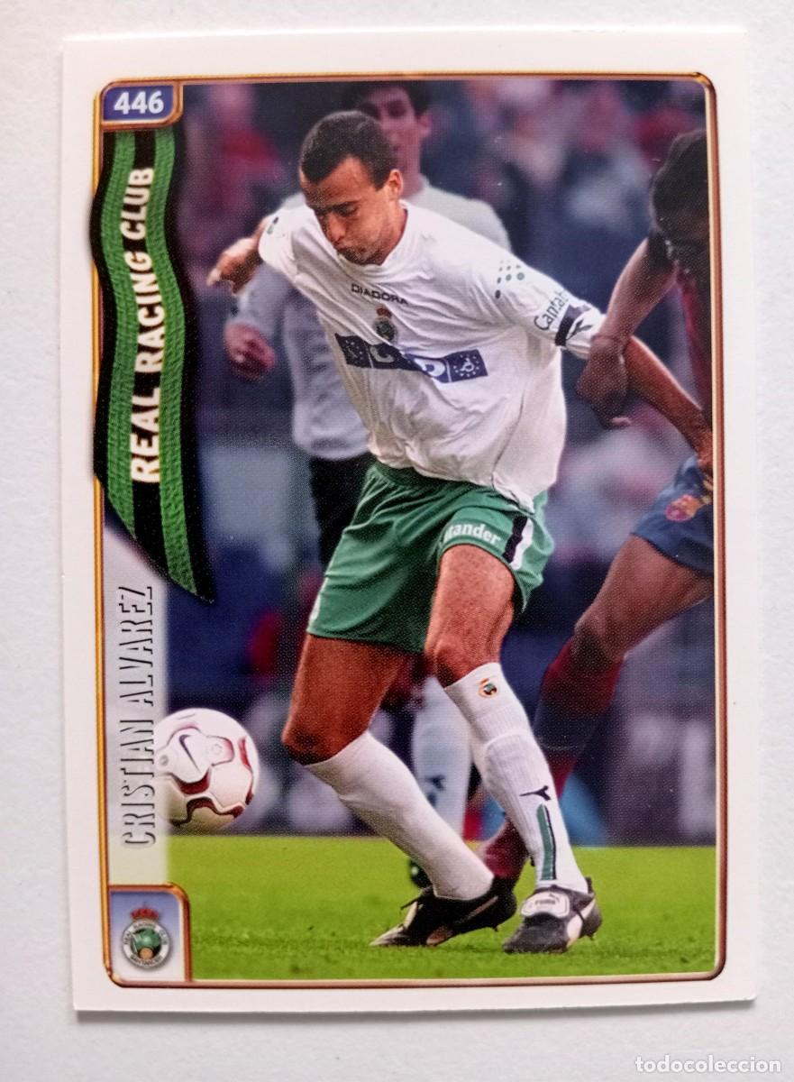 Cromos de f&uacute;tbol: CROMO FUTBOL RACING DE SANTANDER MUNDI CROMO 2004-2005: CRISTIAN ALVAREZ