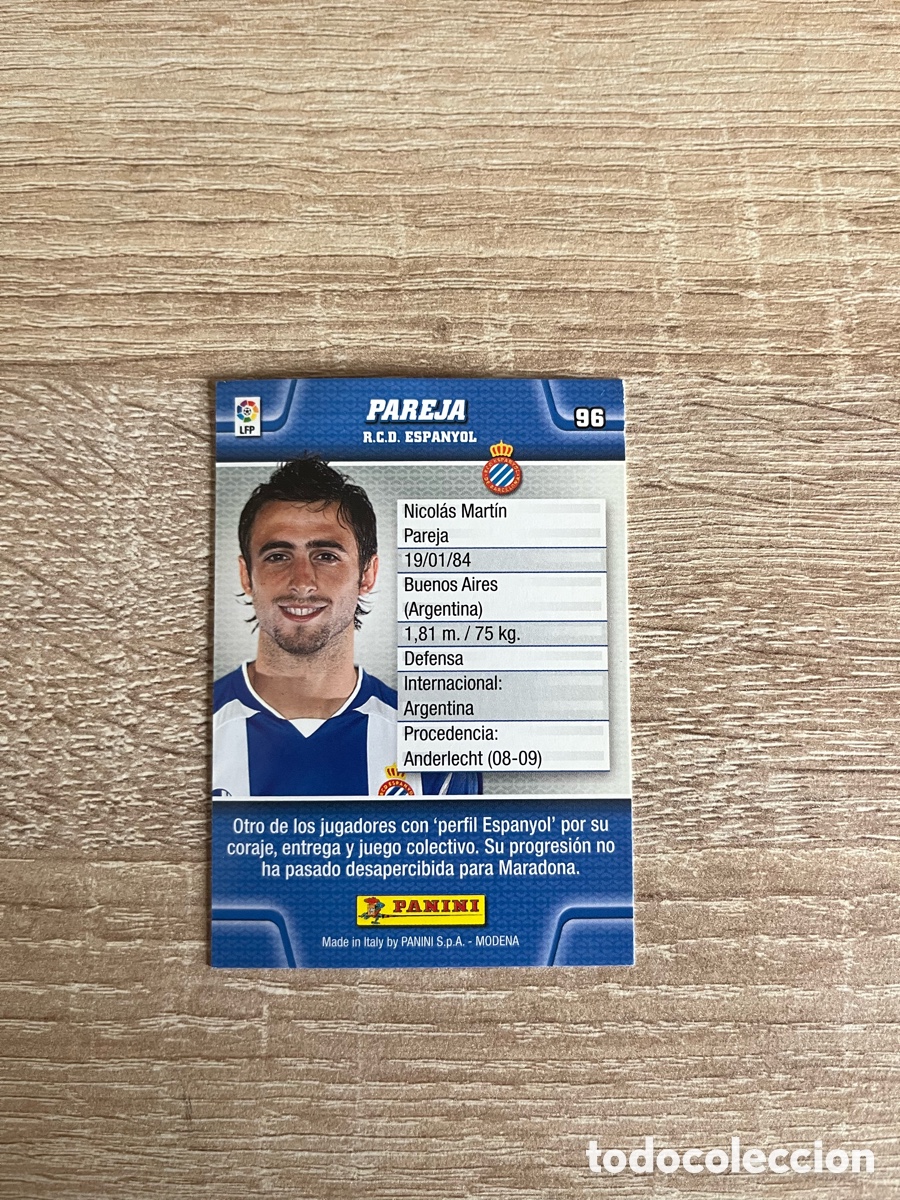 Cromos de f&uacute;tbol: 96 PAREJA MEGACRACKS MGK 2010 2011 10 11 ESPA&Ntilde;OL ESPANYOL