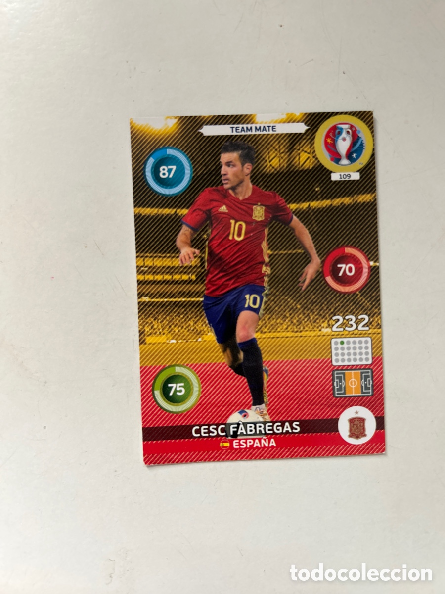 Cromos de f&uacute;tbol: Cesc F&agrave;bregas EURO2016 (109)