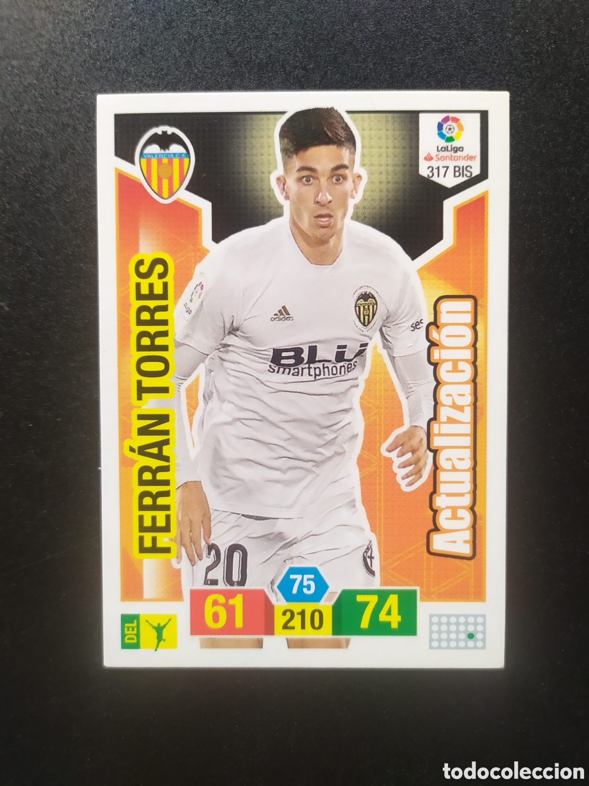 Football Stickers: Adrenalyn 2018 2019 18 19 panini Ferr&aacute;n Torres actualizaci&oacute;n n&deg; 317 bis Valencia
