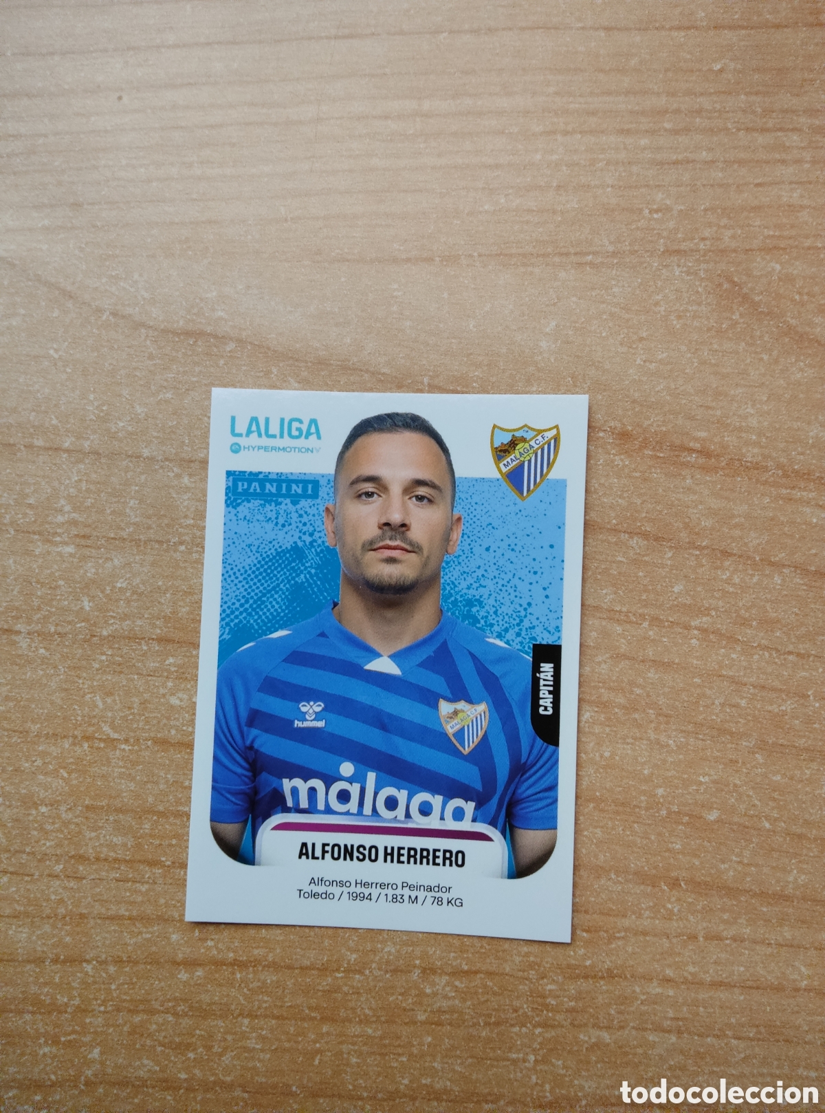 Cromos de f&uacute;tbol: 289 ALFONSO HERRERO MALAGA LIGA HYPERMOTION 2025 2026