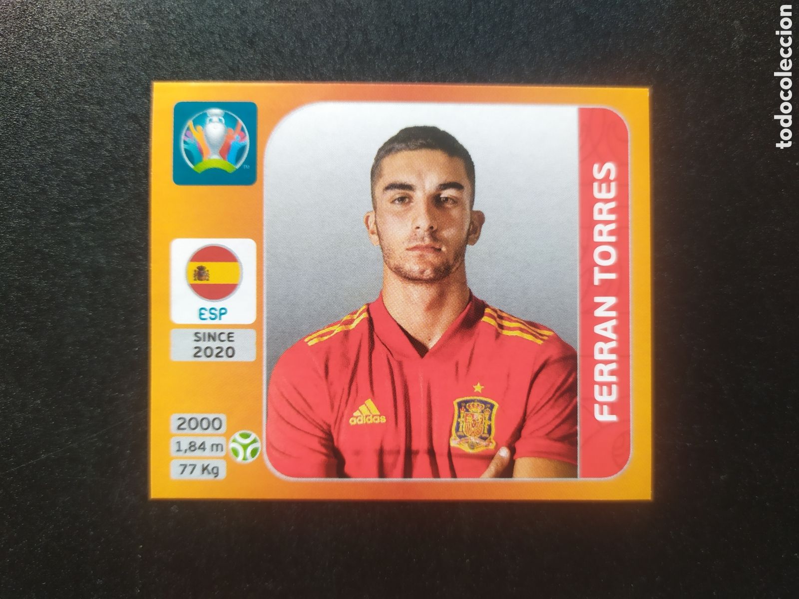 Cromos de f&uacute;tbol: UEFA euro 2020 tournament edition panini Ferr&aacute;n Torres n&deg; 533 Espa&ntilde;a