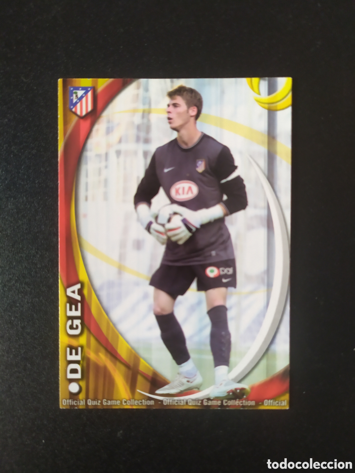 Cromos de f&uacute;tbol: Mundicromo fichas liga 2010 2011 10 11 De Gea n&deg; 220 Atl&eacute;tico Madrid