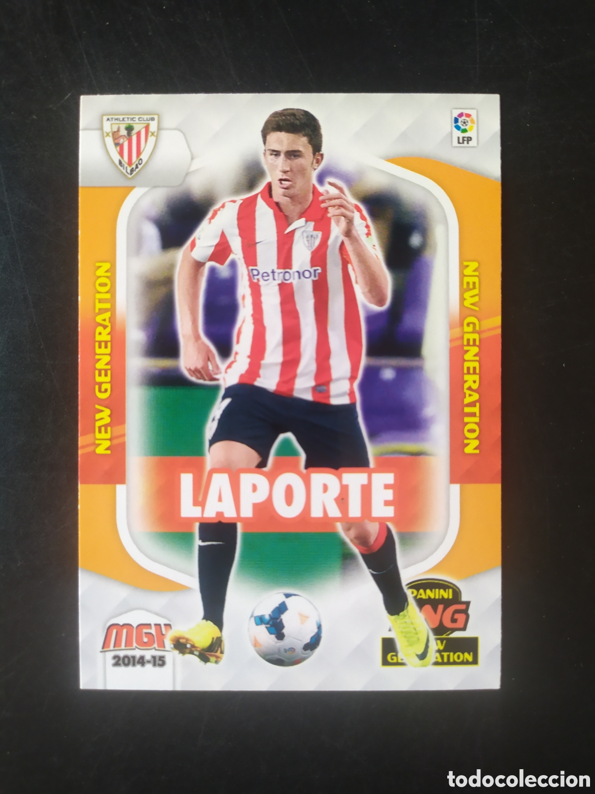 Cromos de f&uacute;tbol: Megacracks 2014 2015 14 15 panini Laporte new generation n&deg; 370 Athletic Bilbao