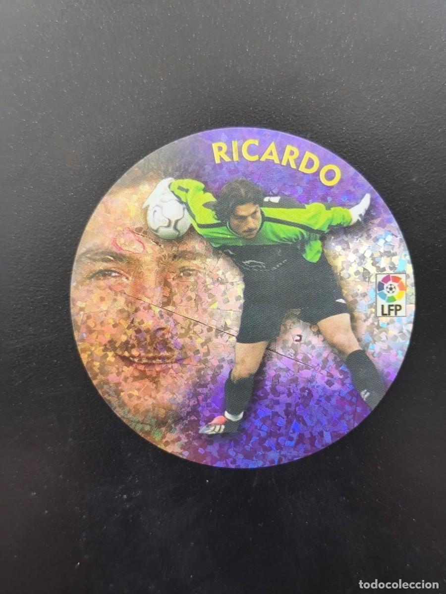 Cromos de f&uacute;tbol: EDICIONES ESE 02 03 2002 2003 CRACKS DE LA LIGA NUTELLA 19 RICARDO VALLADOLID SIN PEGAR