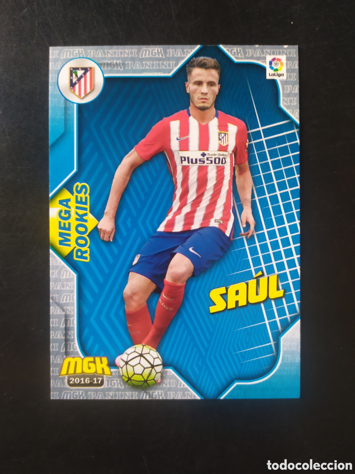 Cromos de f&uacute;tbol: Megacracks 2016 2017 16 17 panini Sa&uacute;l rookies n&deg; 81 Atl&eacute;tico Madrid