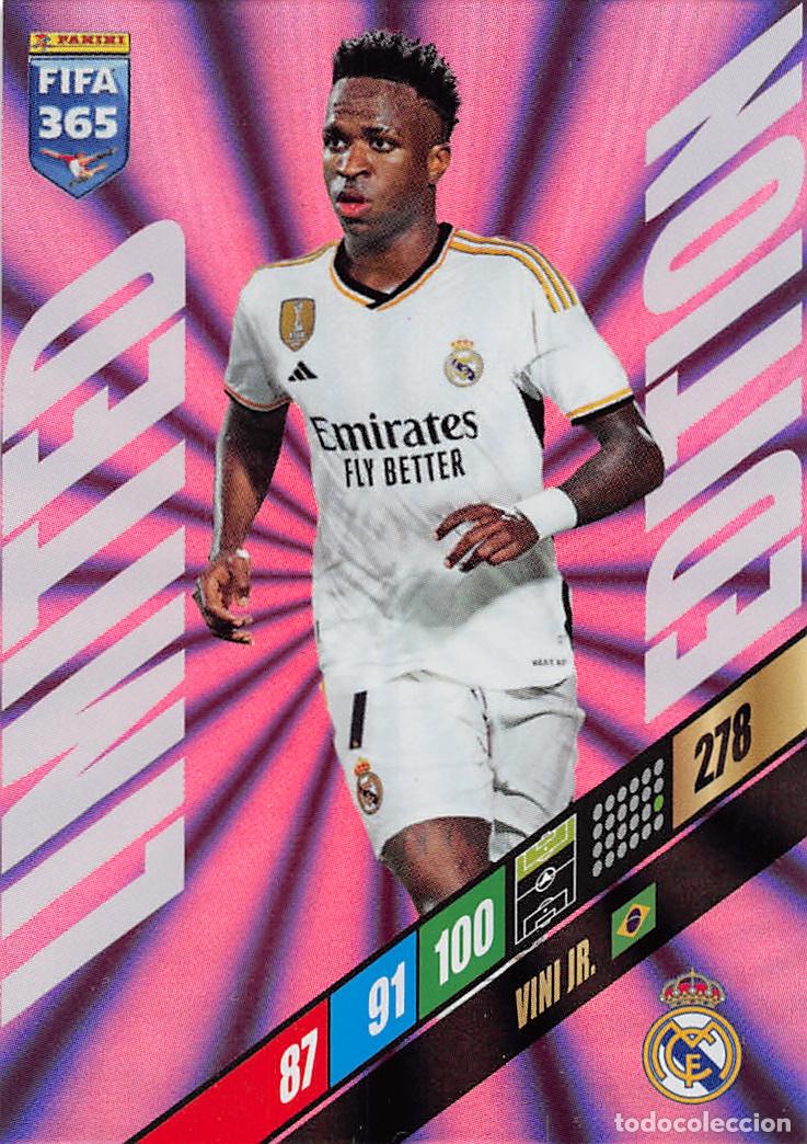 Fu&szlig;ball-Sticker: PANINI ADRENALYN FIFA 365 23-24 2023-2024 - VINICIUS (REAL MADRID) LIMITED EDITION EDICION LIMITADA