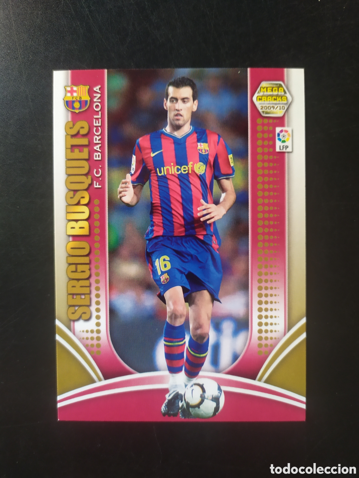 Fu&szlig;ball-Sticker: Megacracks 2009 2010 09 10 panini Sergio Busquets n&deg; 65 Barcelona
