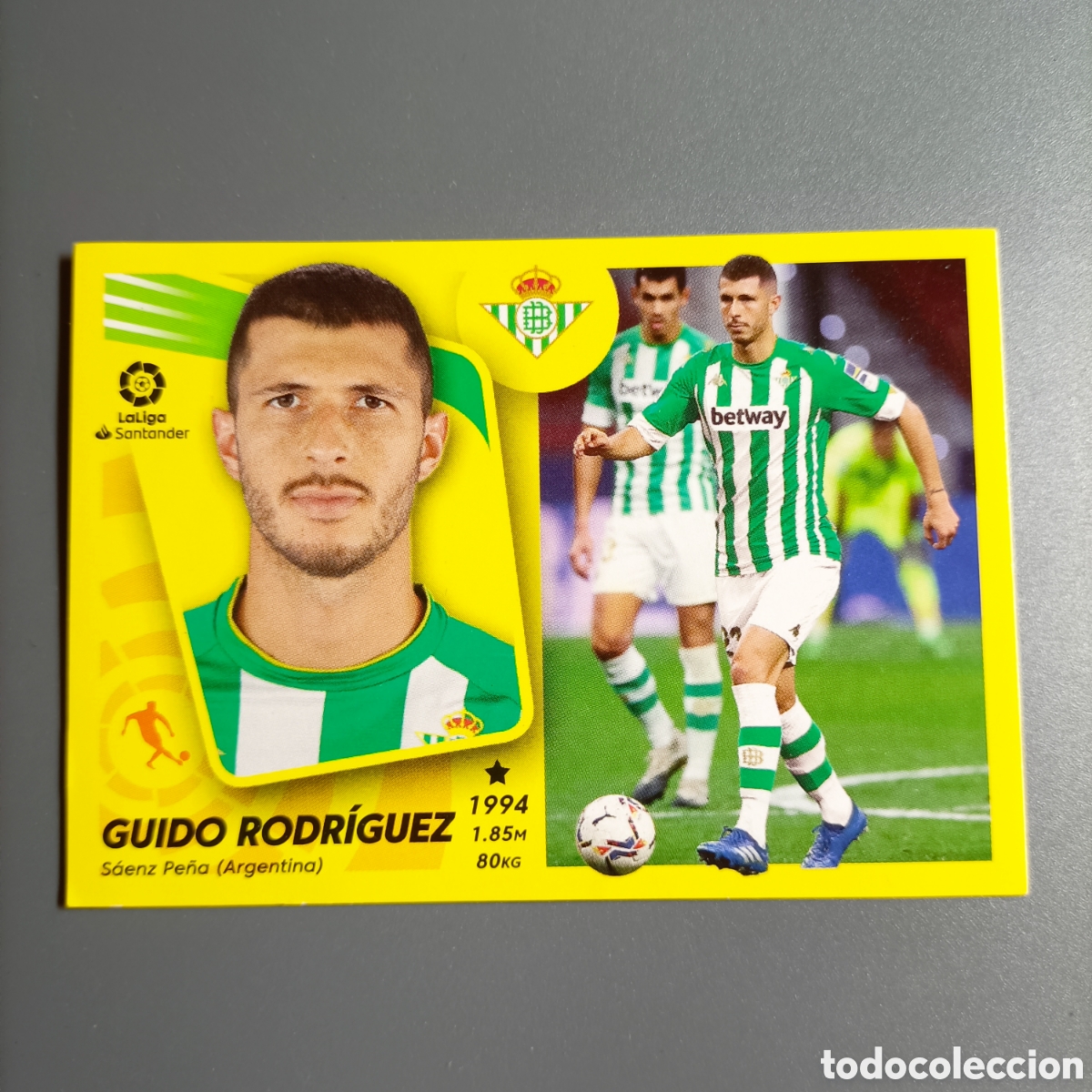Fu&szlig;ball-Sticker: STICKER PANINI. LIGA ESTE 2021-2022 (BETIS) №12 GUIDO RODR&Iacute;GUEZ