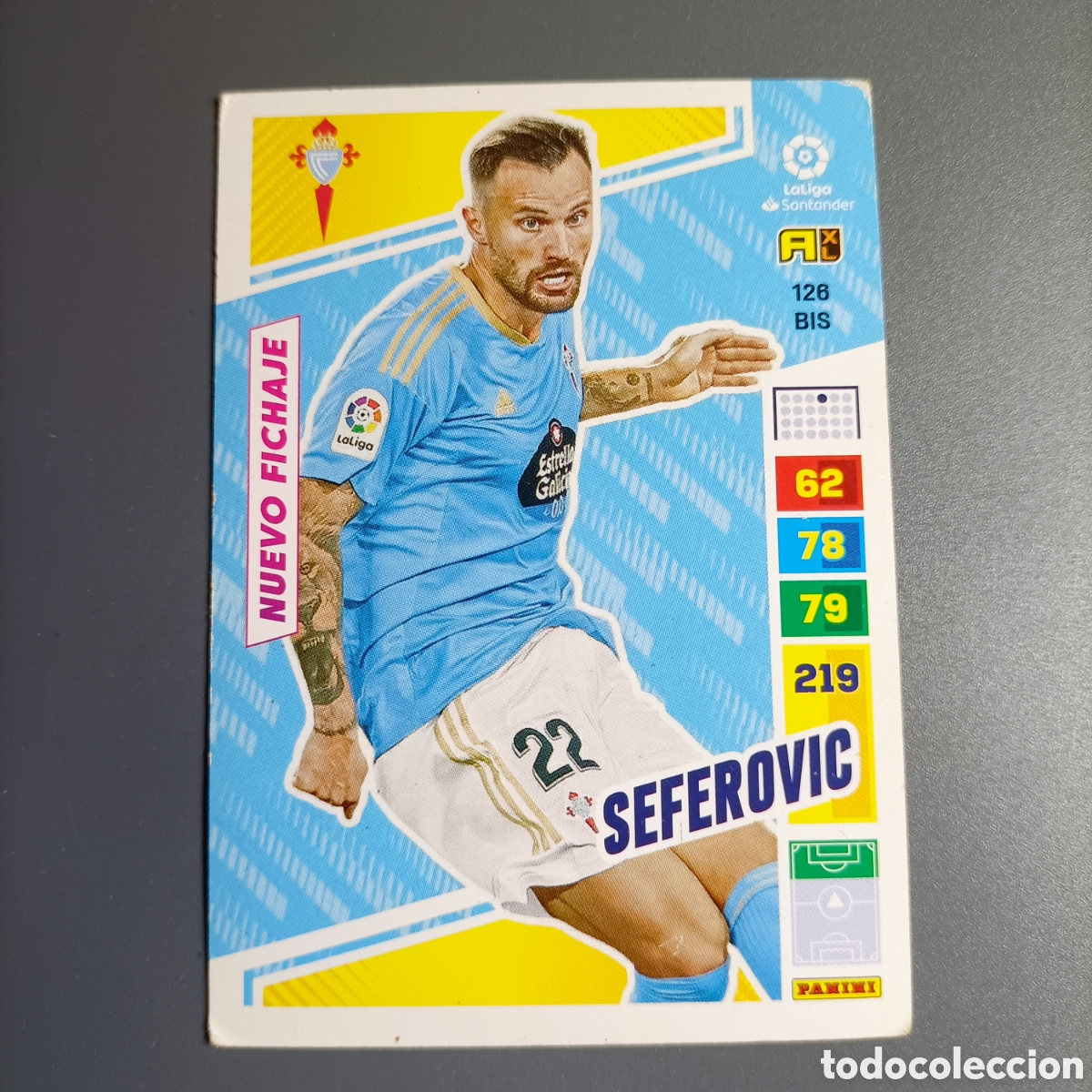Fu&szlig;ball-Sticker: ADRENALYN. LIGA 2022-2023 (CELTA) №126 BIS. SEFEROVIC
