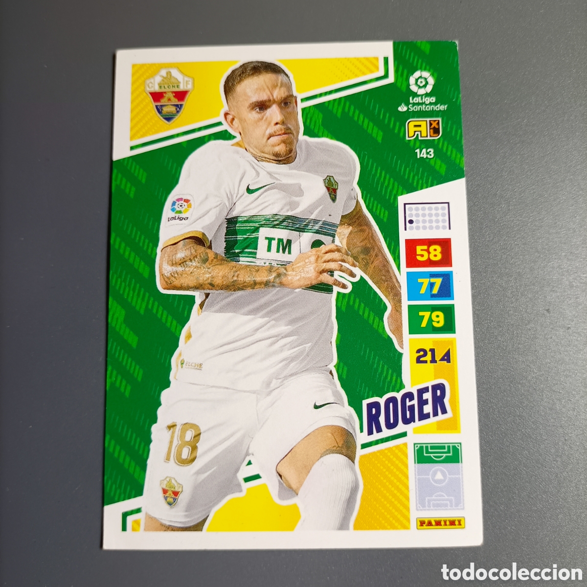 Cromos de f&uacute;tbol: ADRENALYN. LIGA 2022-2023 (ELCHE) №143 ROGER