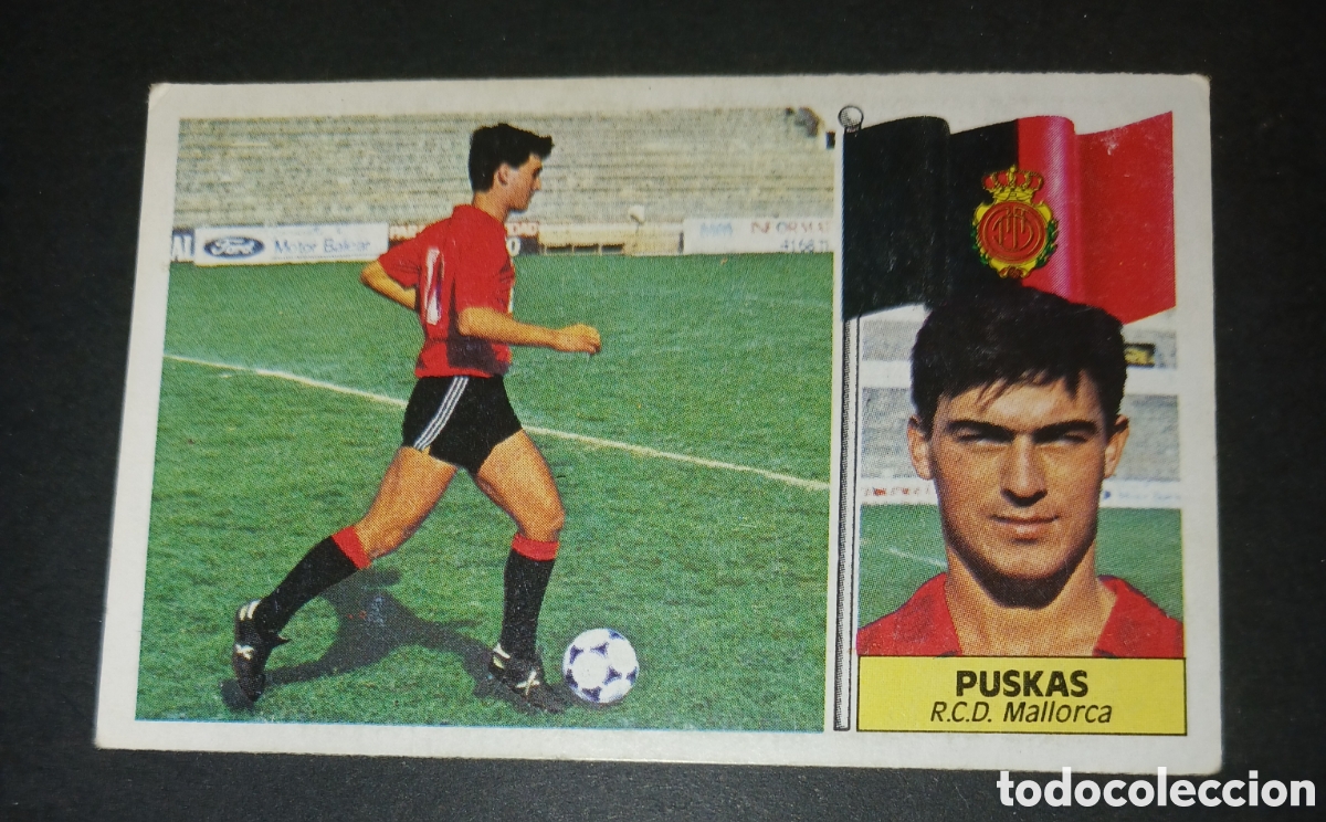Figurine di Calcio: Cromo Puskas (RCD Mallorca) - Ediciones Este - Liga 1986/1987 (86/87) - Sin Pegar / Nunca Pegado