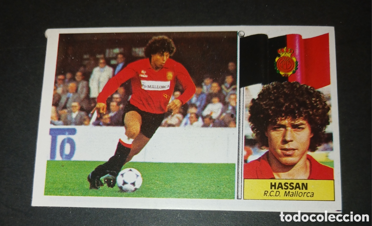 Cromos de f&uacute;tbol: Cromo Hassan (RCD Mallorca) - Ediciones Este - Liga 1986/1987 (86/87) - Sin Pegar / Nunca Pegado