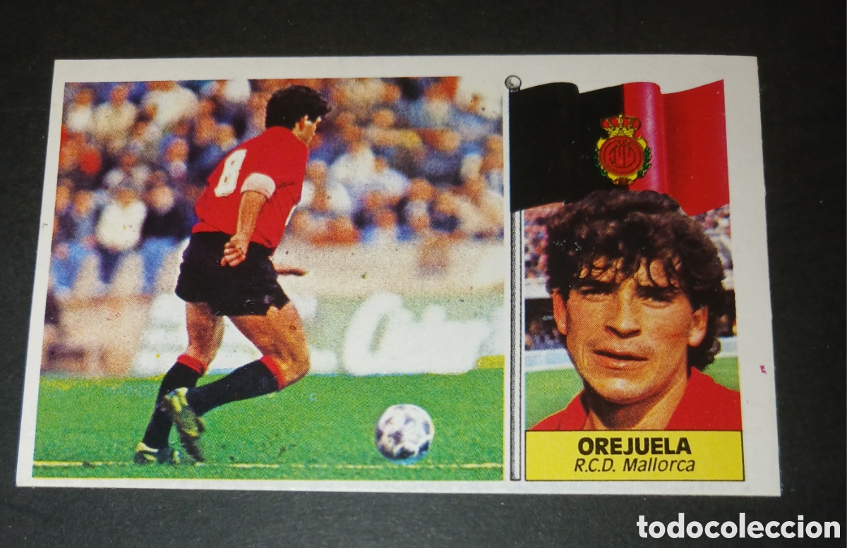Cromos de f&uacute;tbol: Cromo Orejuela (RCD Mallorca) - Ediciones Este - Liga 1986/1987 (86/87) - Sin Pegar / Nunca Pegado