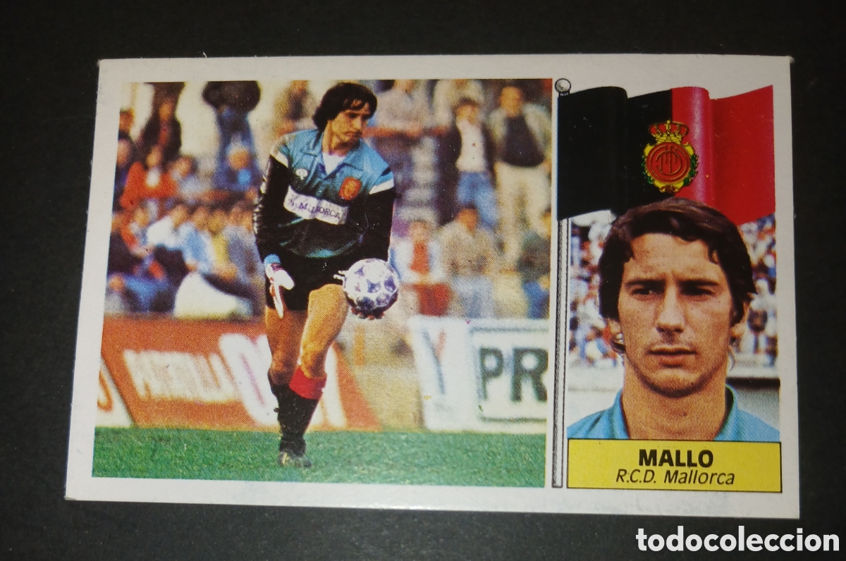 Cromos de f&uacute;tbol: Cromo Mallo Portero (RCD Mallorca) - Ediciones Este - Liga 1986/1987 (86/87) - Sin Pegar / Nunca Peg