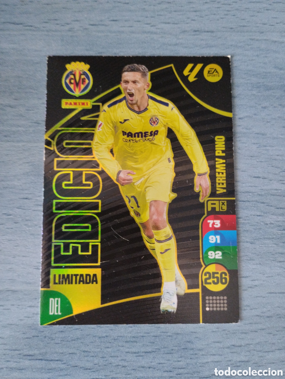 Cromos de f&uacute;tbol: Cromo card Adrenalyn 24 25 edici&oacute;n limitada yeremi pino villarreal