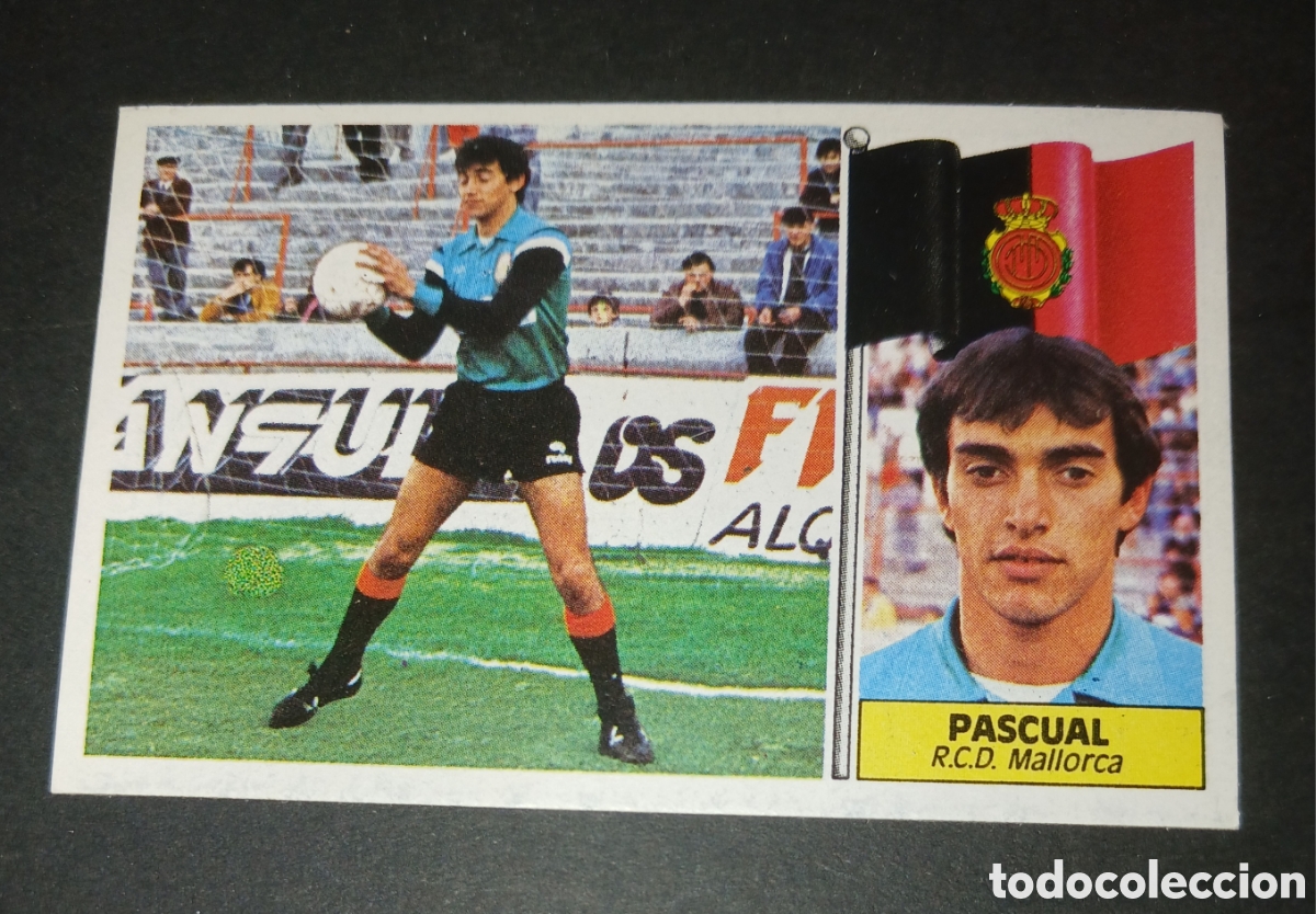 Cromos de f&uacute;tbol: Cromo Pascual Portero (RCD Mallorca) - BAJA - Ediciones Este - Liga 1986/1987 (86/87) - Sin Pegar
