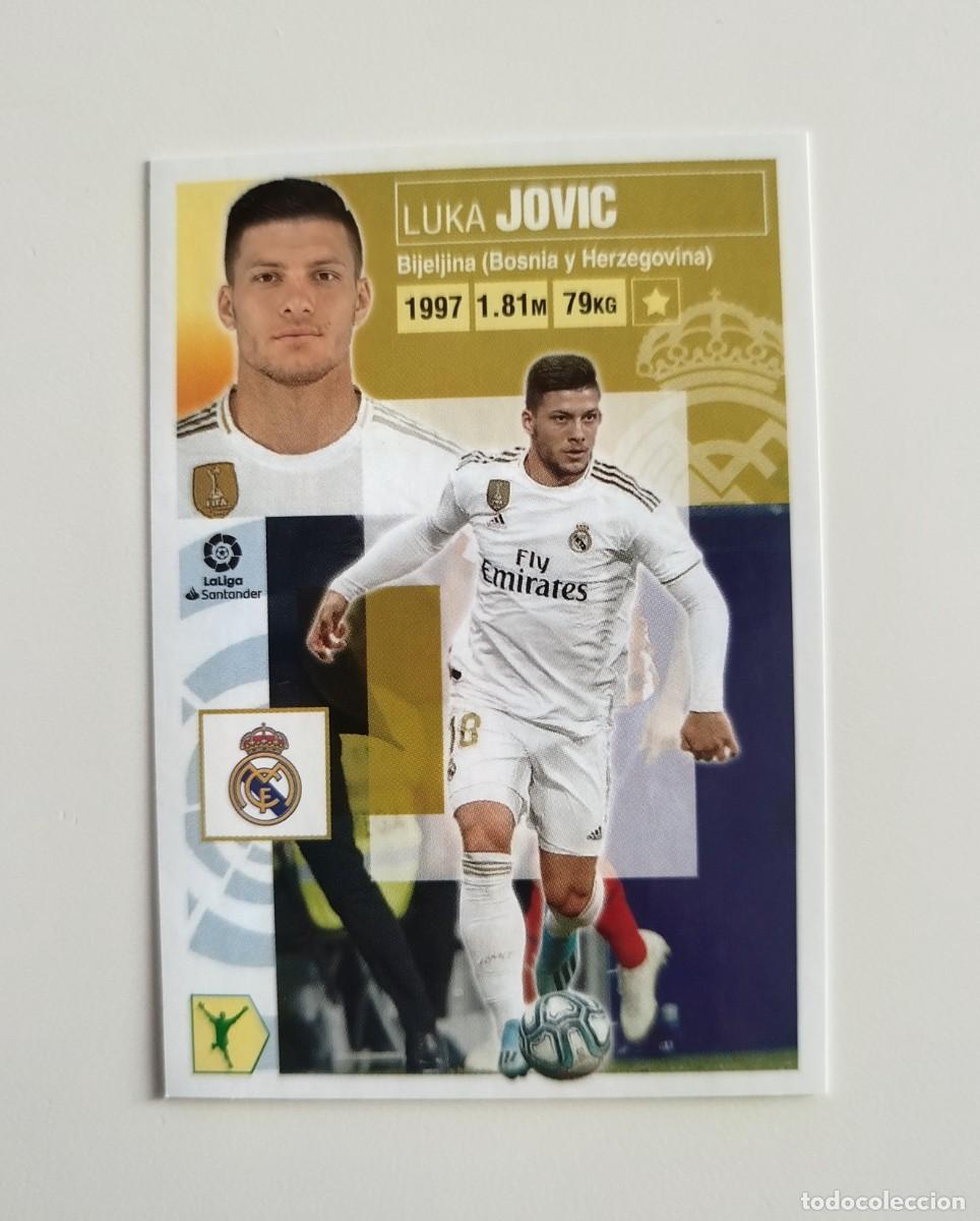 Fu&szlig;ball-Sticker: Jovic 16 BIS COLOCA SIN PEGAR NUNCA PEGADO Real Madrid CF Liga Ediciones Este 20 21 / 2020 2021