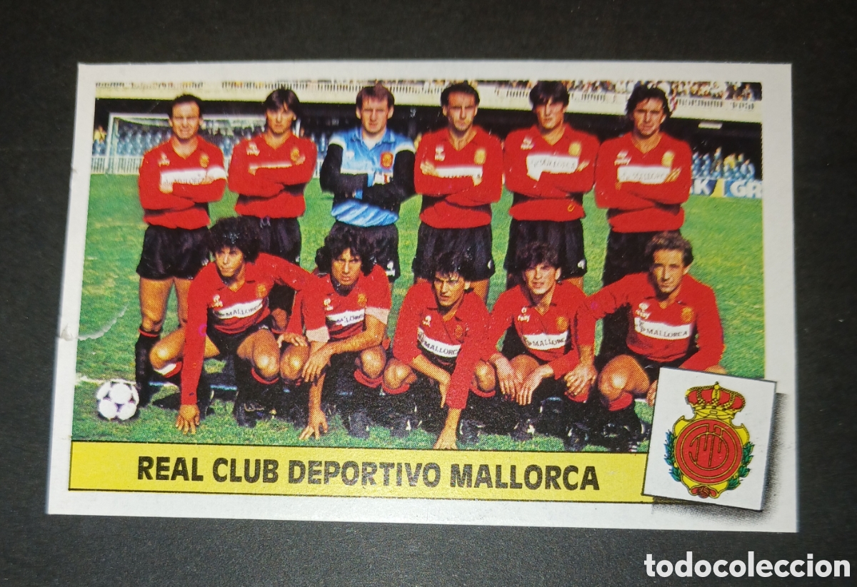 Cromos de f&uacute;tbol: Cromo Alineacion / Equipo (RCD Mallorca) - Ediciones Este - Liga 1986/1987 (86/87) - Sin Pegar