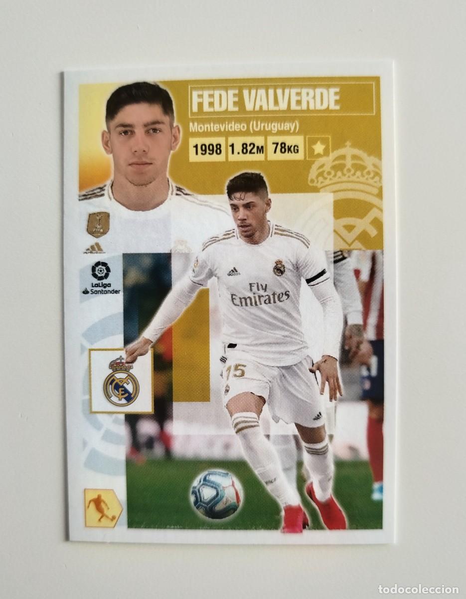 Fu&szlig;ball-Sticker: Fede Valverde 13 SIN PEGAR NUNCA PEGADO Real Madrid CF Liga Ediciones Este 20 21 / 2020 2021