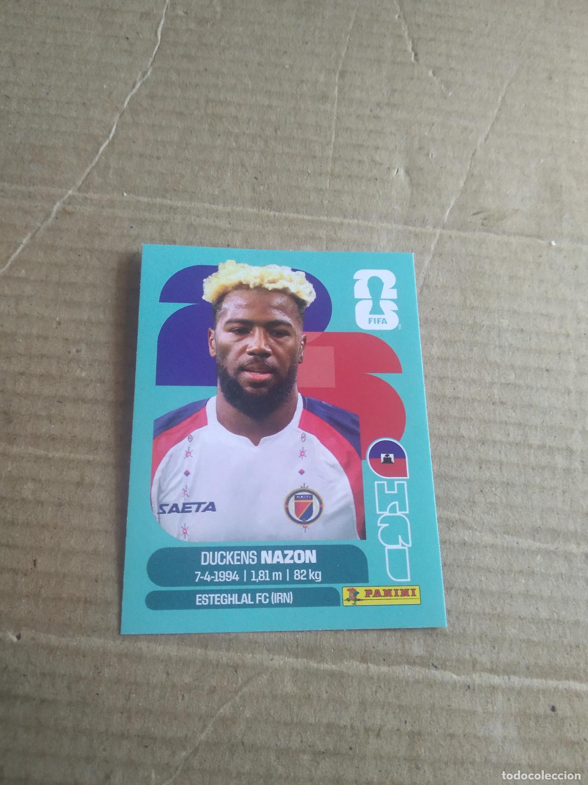 Cromos de f&uacute;tbol: HAI 18 DUCKENS NAZON HAITI CROMO FUTBOL PANINI MUNDIAL 2026 WORLD CUP COPA DEL MUNDO