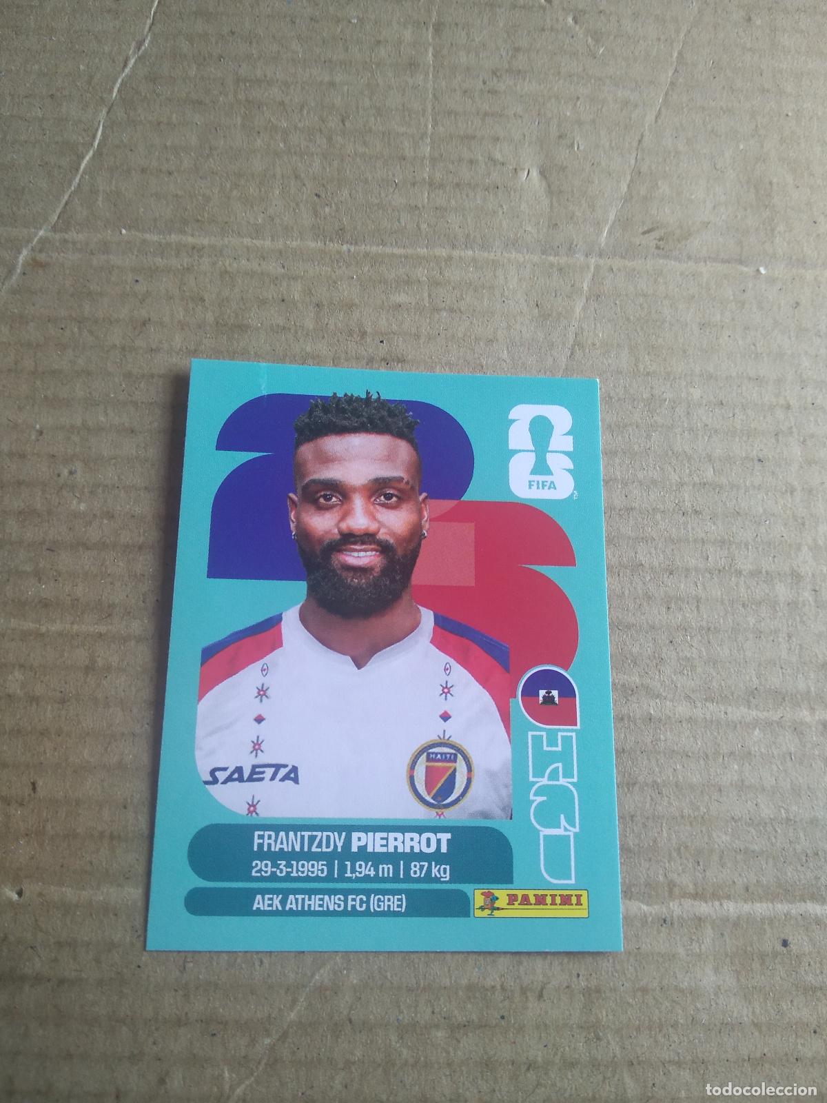 Cromos de f&uacute;tbol: HAI 20 FRANTZDY PIERROT HAITI CROMO FUTBOL PANINI MUNDIAL 2026 WORLD CUP COPA DEL MUNDO