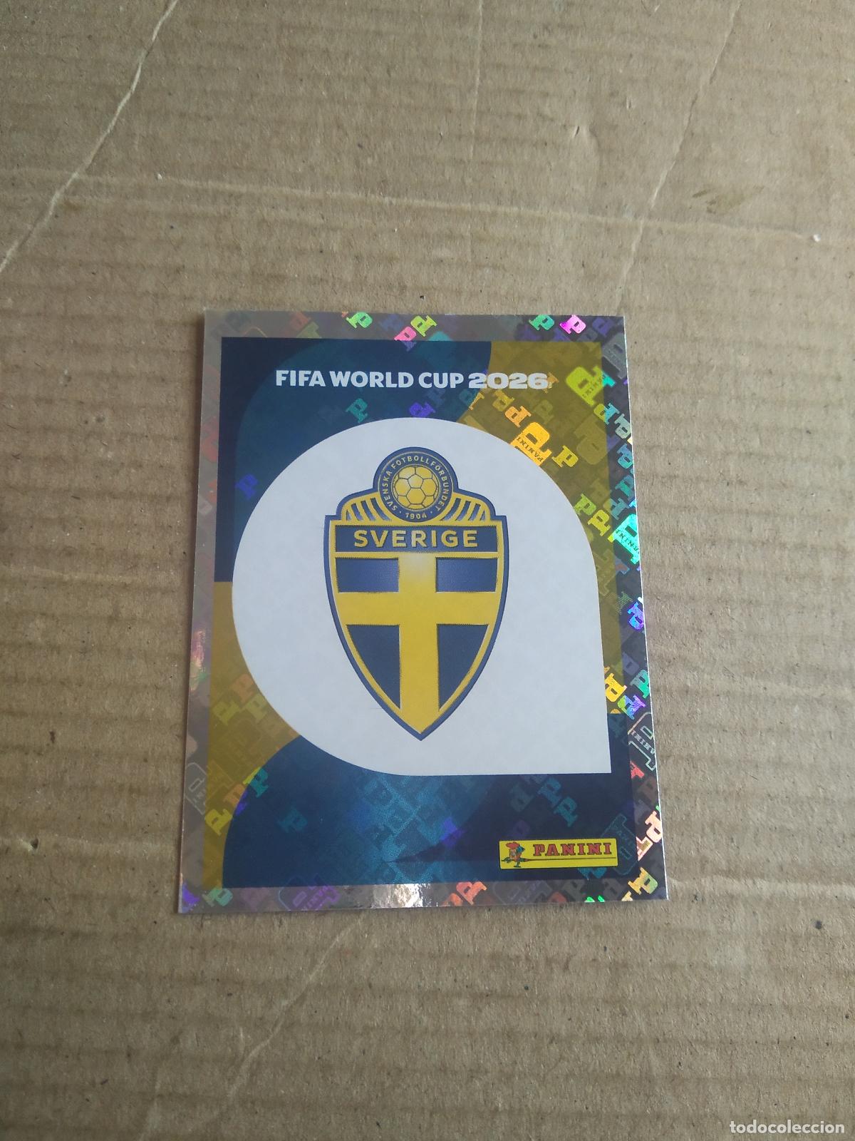Cromos de f&uacute;tbol: SWE 1 ESCUDO SUECIA CROMO FUTBOL PANINI MUNDIAL 2026 WORLD CUP COPA DEL MUNDO