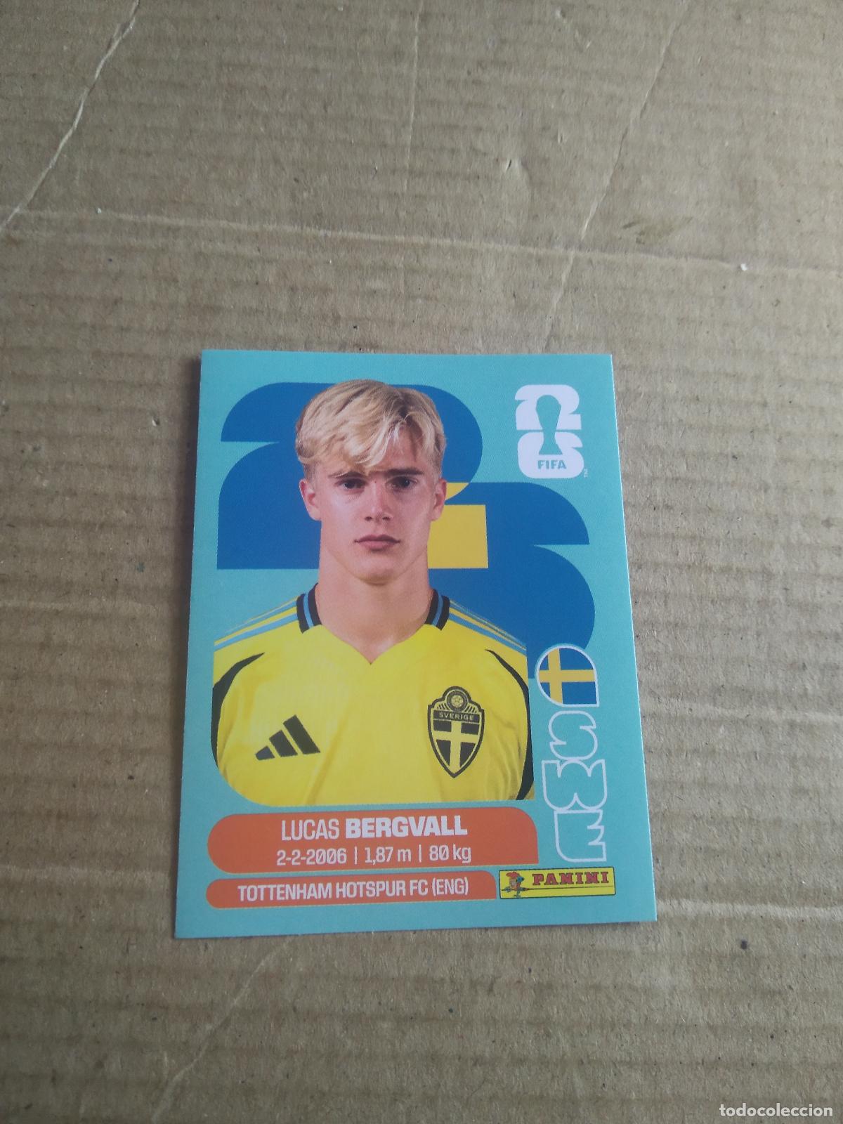 Fu&szlig;ball-Sticker: SWE 8 LUCAS BERGVALL SUECIA CROMO FUTBOL PANINI MUNDIAL 2026 WORLD CUP COPA DEL MUNDO