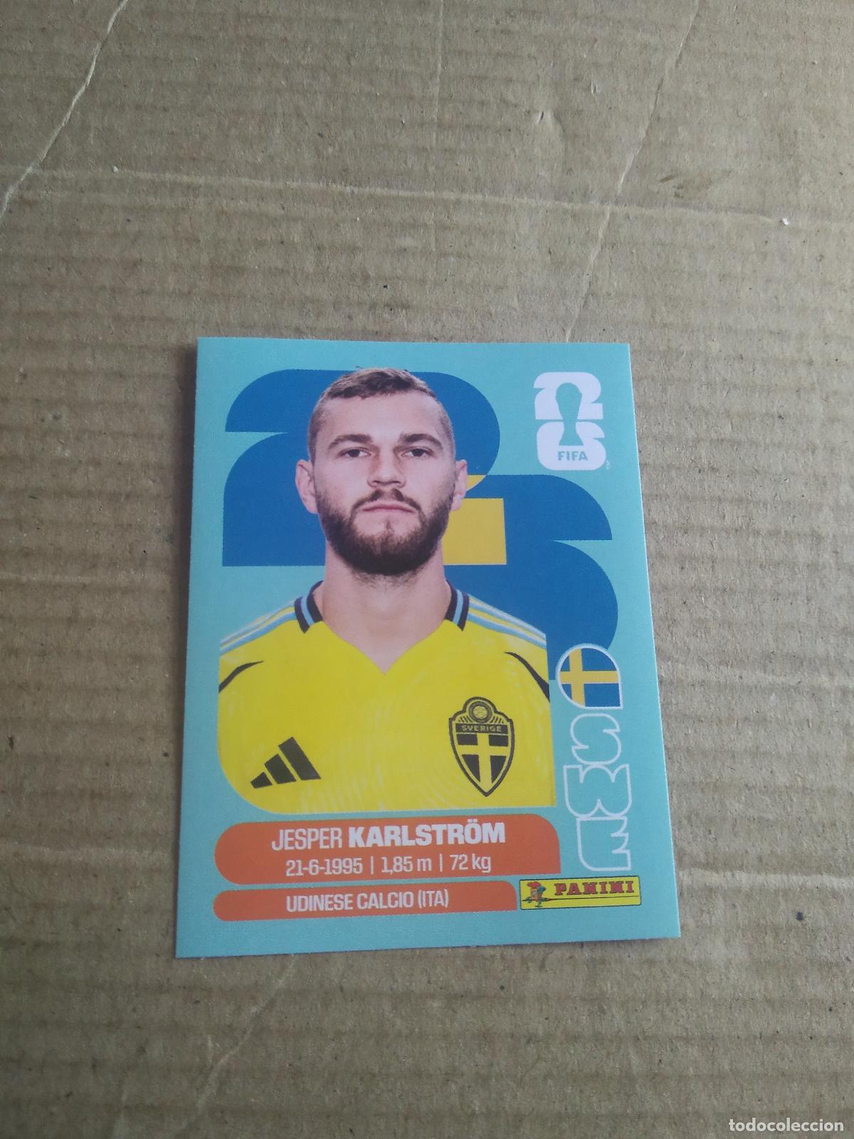 Cromos de f&uacute;tbol: SWE 10 JESPER KARLSTROM SUECIA CROMO FUTBOL PANINI MUNDIAL 2026 WORLD CUP COPA DEL MUNDO