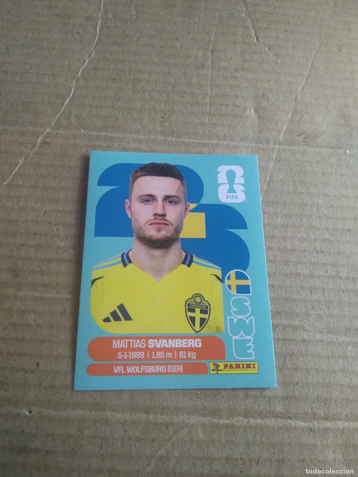 Cromos de f&uacute;tbol: SWE 12 MATTIAS SVANBERG SUECIA CROMO FUTBOL PANINI MUNDIAL 2026 WORLD CUP COPA DEL MUNDO