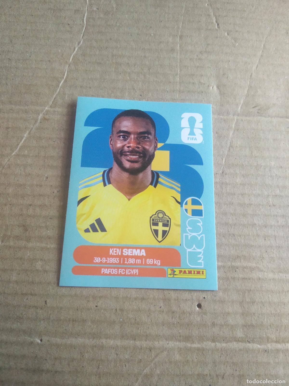 Cromos de f&uacute;tbol: SWE 15 KEN SEMA SUECIA CROMO FUTBOL PANINI MUNDIAL 2026 WORLD CUP COPA DEL MUNDO