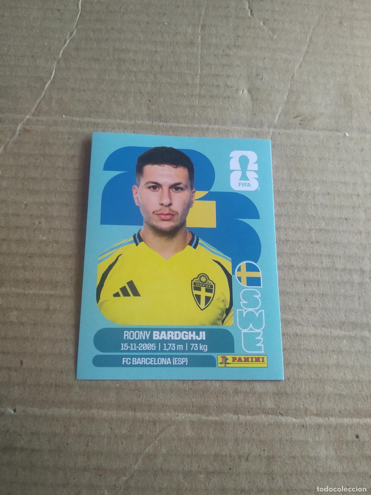 Cromos de f&uacute;tbol: SWE 16 ROONY BARDGHJI ROOKIE SUECIA CROMO FUTBOL PANINI MUNDIAL 2026 WORLD CUP COPA DEL MUNDO