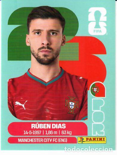 Cromos de f&uacute;tbol: CROMO PANINI MUNDIAL WORLD CUP 2026 - POR4 POR 4 - R&Uacute;BEN DIAS - PORTUGAL