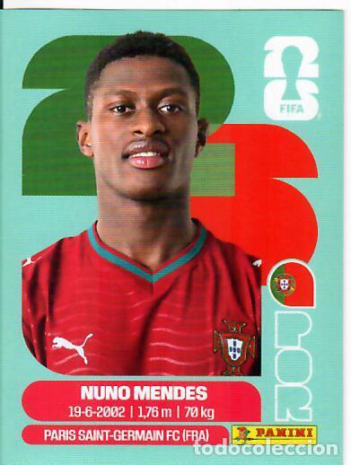 Fu&szlig;ball-Sticker: CROMO PANINI MUNDIAL WORLD CUP 2026 - POR7 POR 7 - NUNO MENDES - PORTUGAL