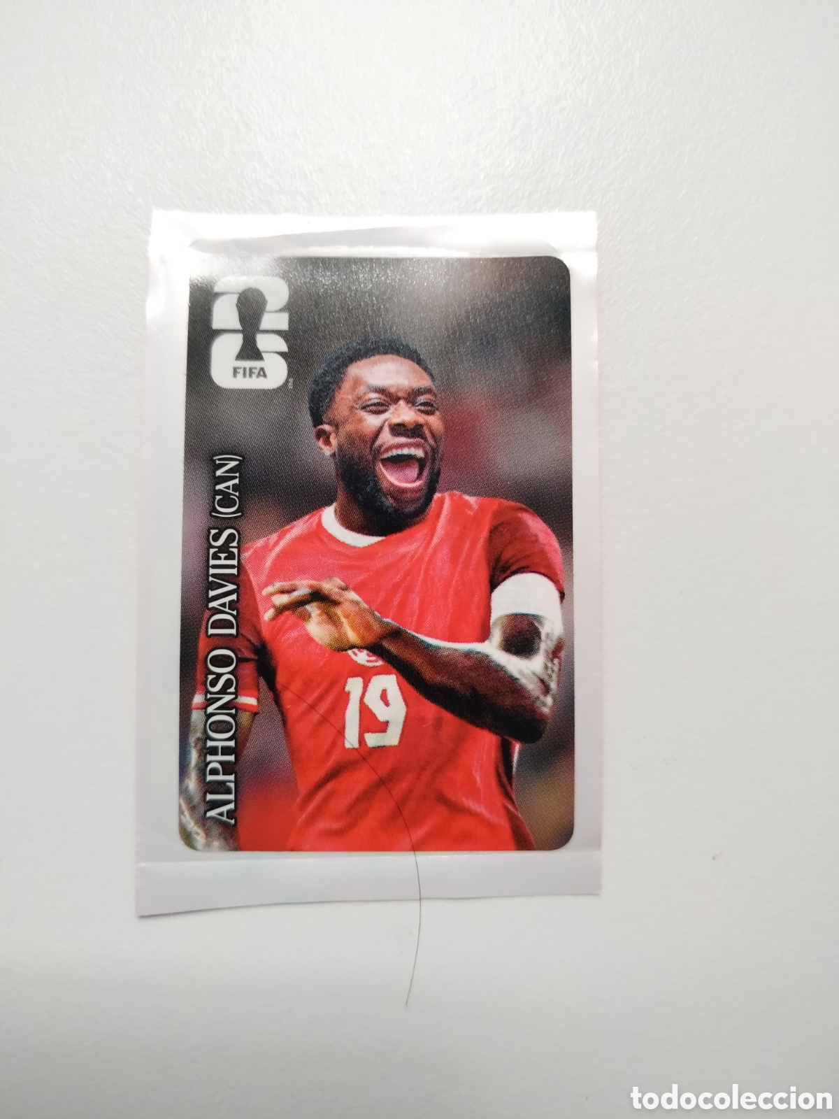 Fu&szlig;ball-Sticker: ALPHONSO DAVIES CANADA COCACOLA COCA COLA, PANINI FIFA 2026 MUNDIAL WORLD CUP 26 STICKER