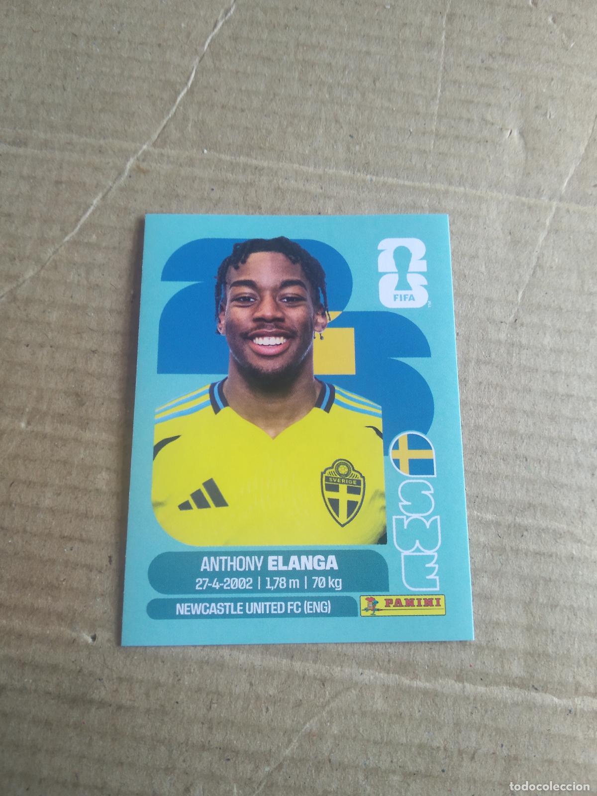 Fu&szlig;ball-Sticker: SWE 18 ELANGA SUECIA CROMO FUTBOL PANINI MUNDIAL 2026 WORLD CUP COPA DEL MUNDO