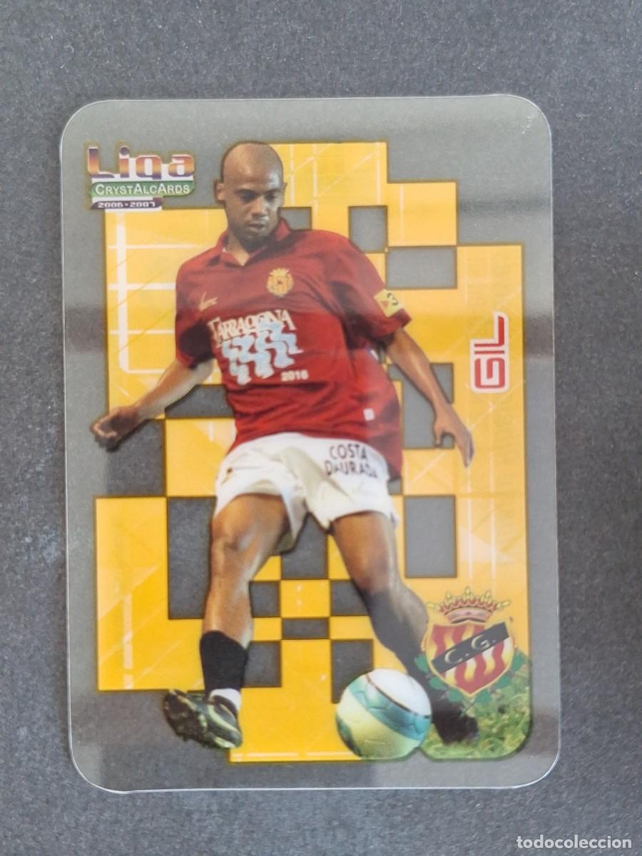 Fu&szlig;ball-Sticker: L1 GIL NASTIC DE TARRAGONA 337 MUNDICROMO CRYSTALCARDS LIGA 2006 2007 06 07