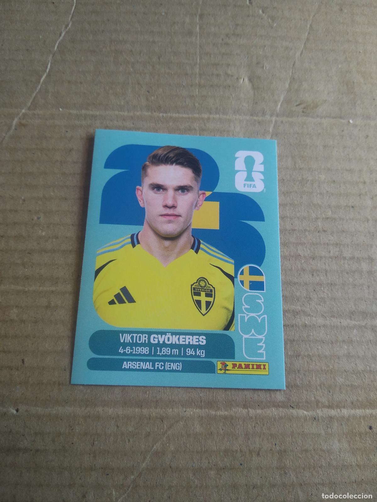 Cartes &agrave; collectionner de Football: SWE 20 GYOKERES SUECIA CROMO FUTBOL PANINI MUNDIAL 2026 WORLD CUP COPA DEL MUNDO