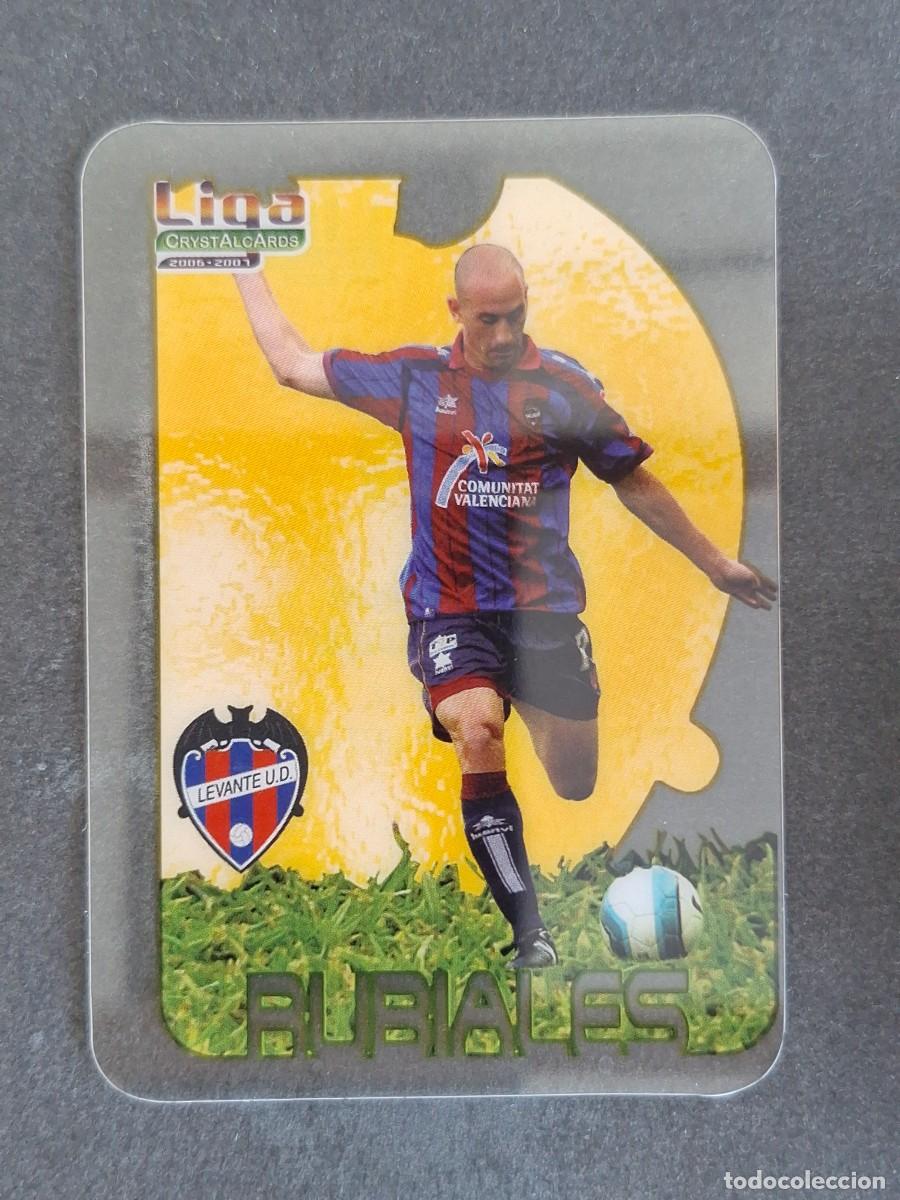 Cartes &agrave; collectionner de Football: L1 RUBIALES LEVANTE U. D. 349 MUNDICROMO CRYSTALCARDS LIGA 2006 2007 06 07