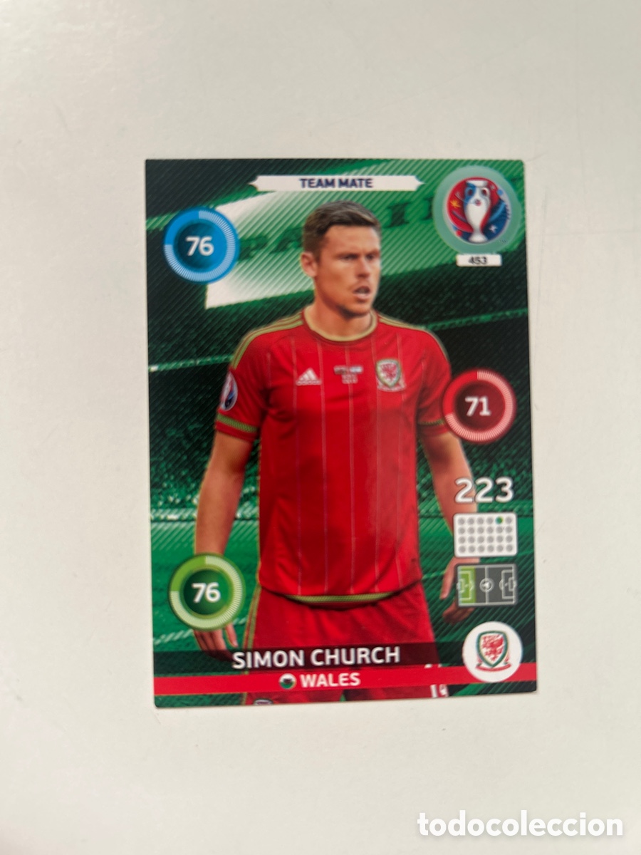 Cartes &agrave; collectionner de Football: Sim&oacute;n Church EURO2016 (453)