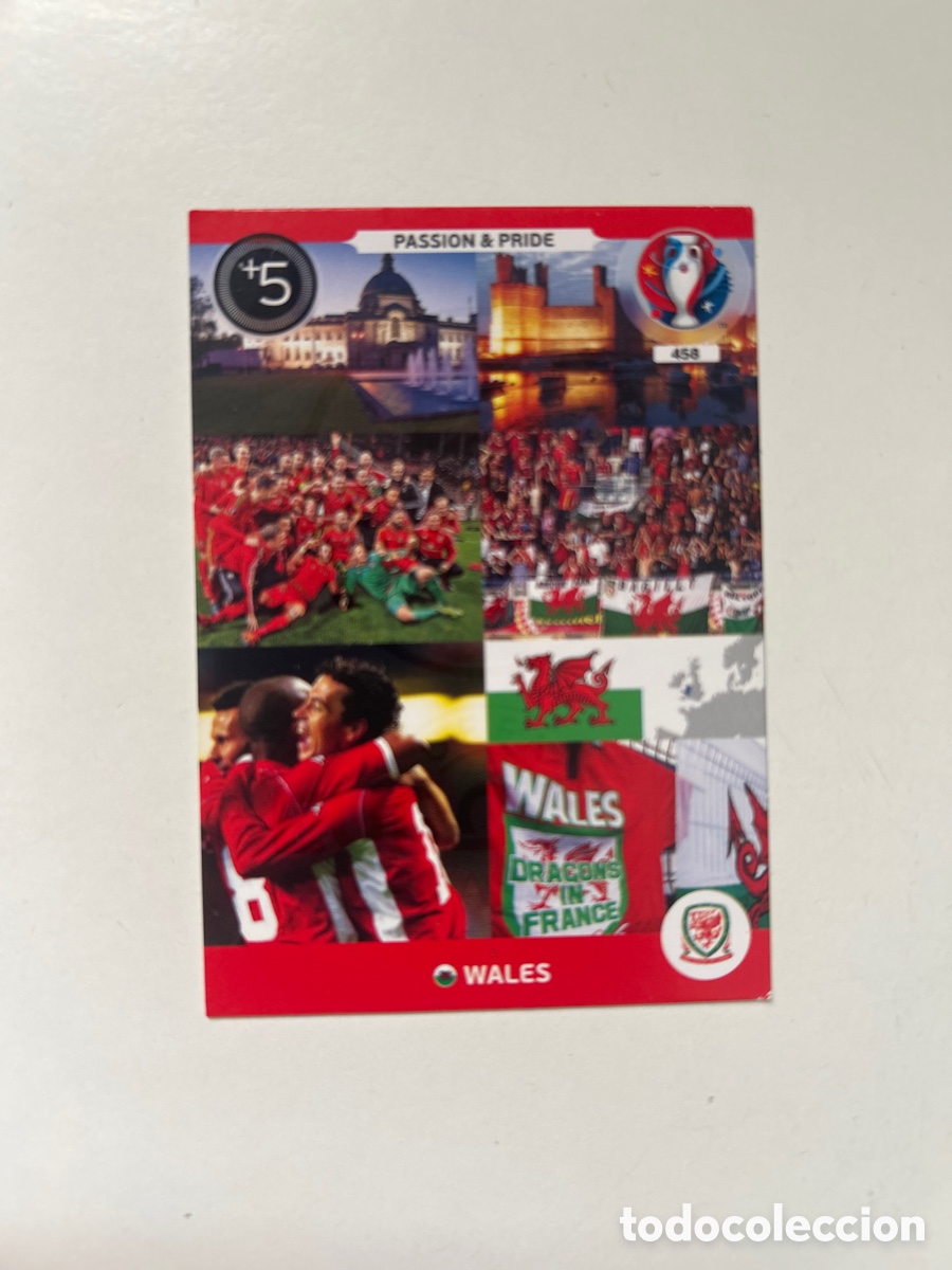 Football Stickers: Wales PASSION & PRIDE EURO2016 (458)