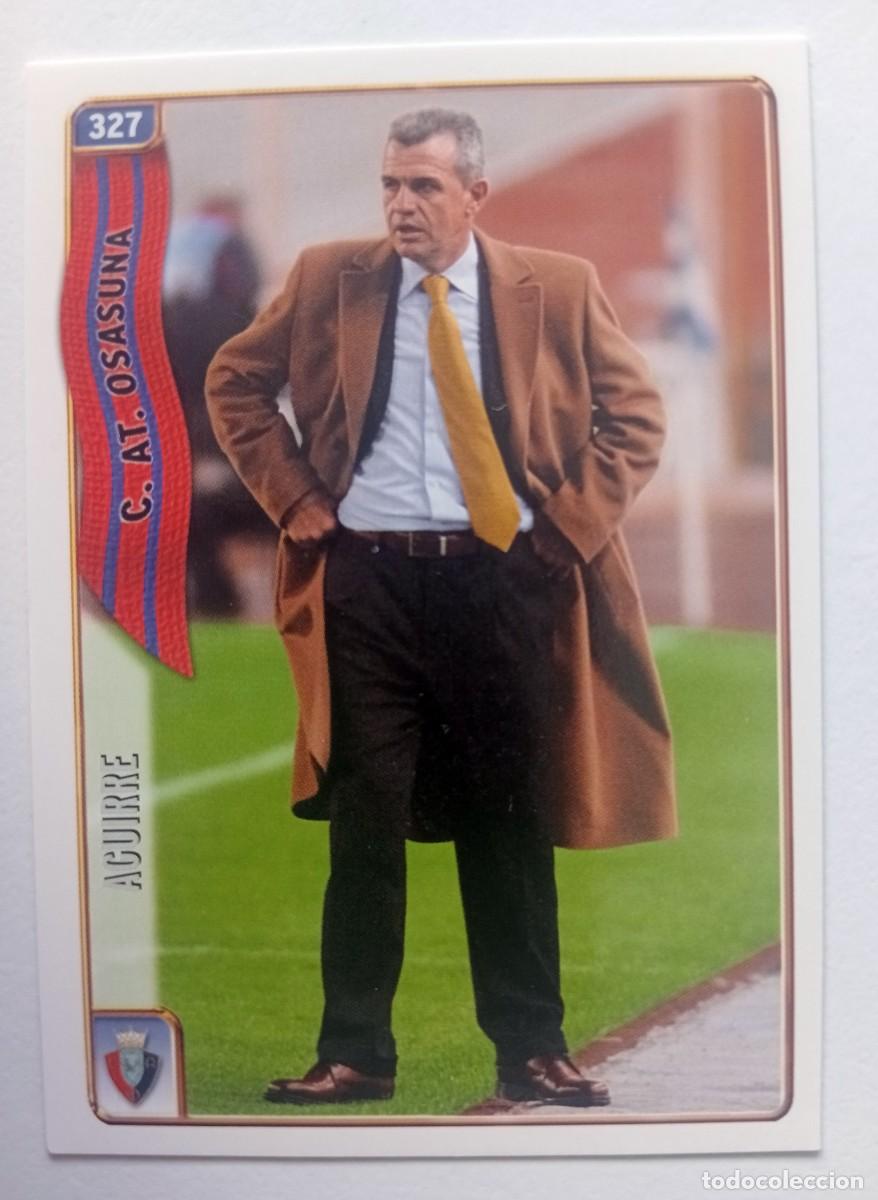 Football Stickers: CROMO FUTBOL C.A. OSASUNA MUNDI CROMO 2004-2005: ENTRENADOR JAVIER AGUIRRE