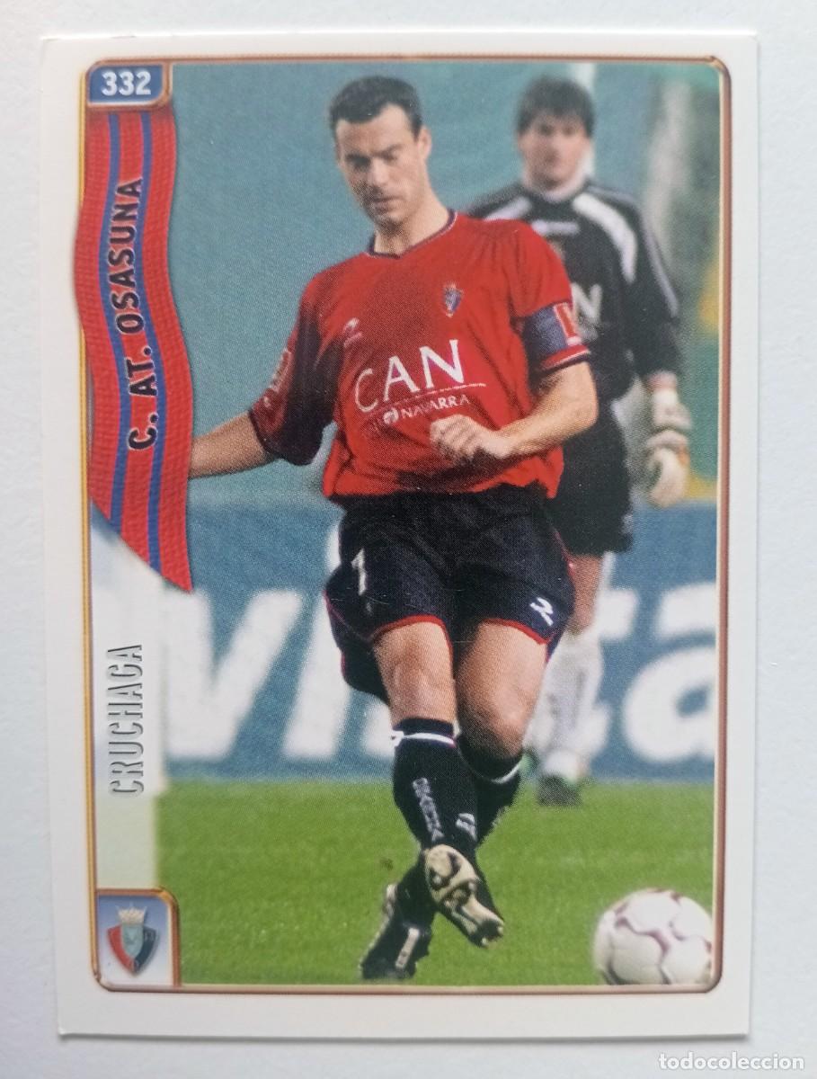 Football Stickers: CROMO FUTBOL C.A. OSASUNA MUNDI CROMO 2004-2005: CRUCHAGA