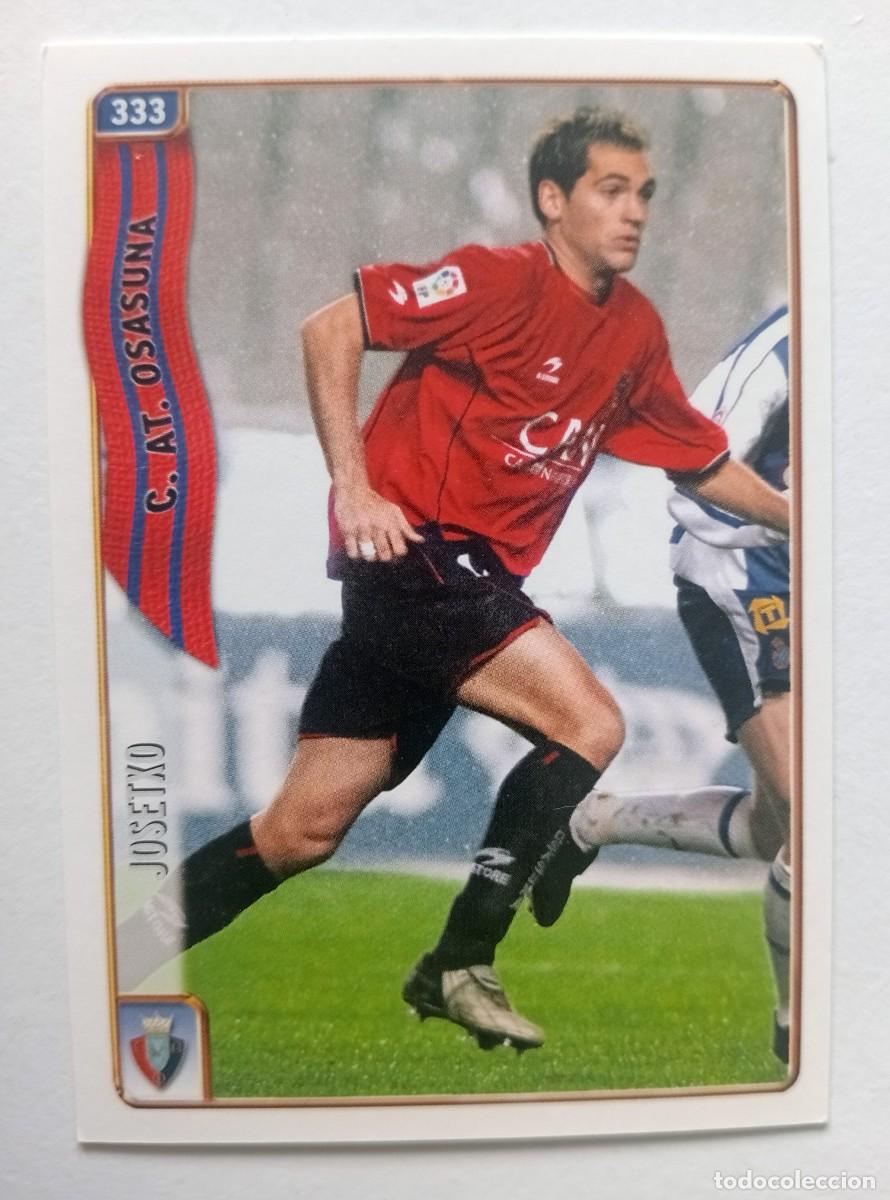 Football Stickers: CROMO FUTBOL C.A. OSASUNA MUNDI CROMO 2004-2005: JOSETXO