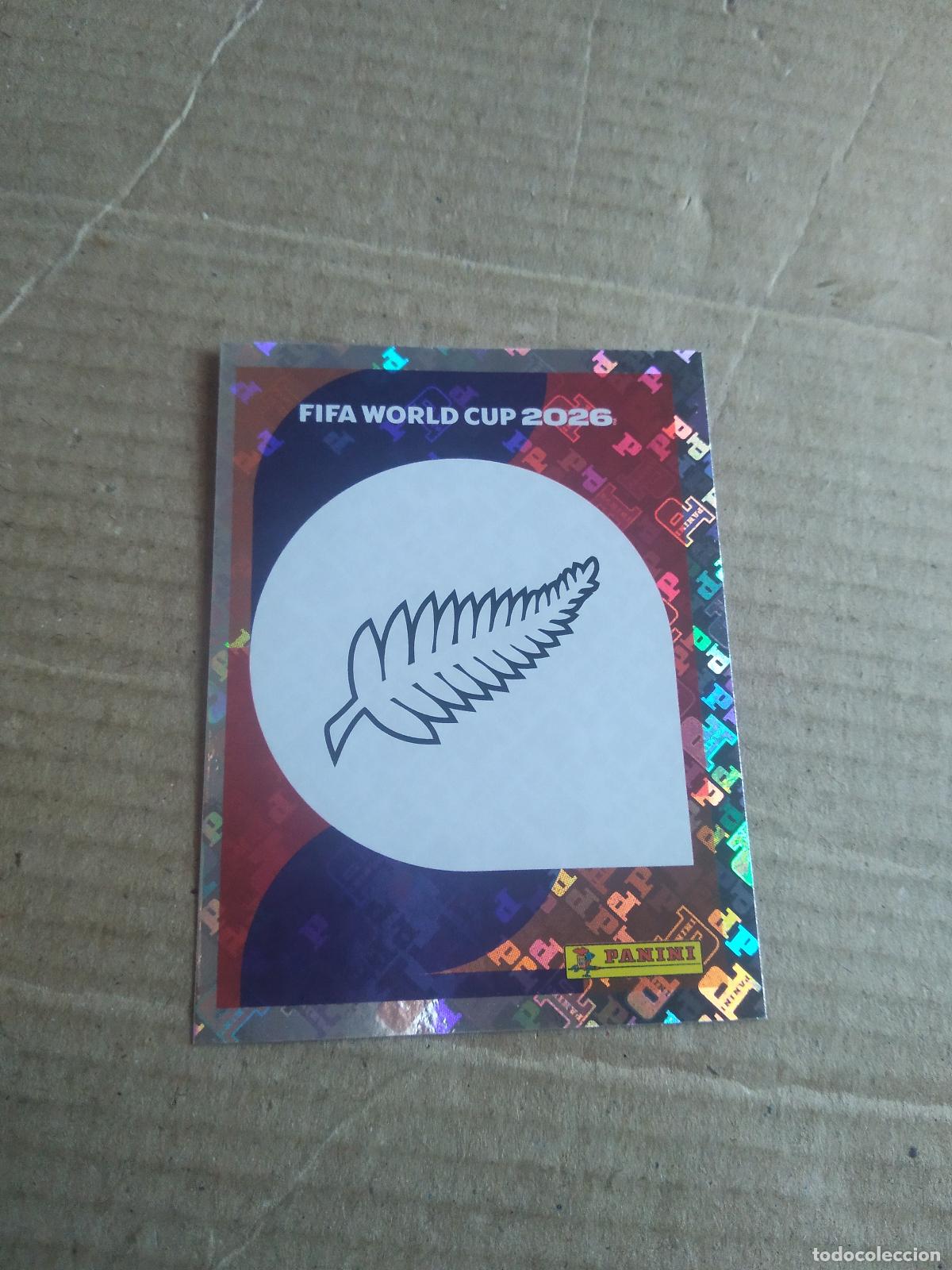 Cromos de f&uacute;tbol: NVZ 1 ESCUDO NUEVA ZELANDA CROMO FUTBOL PANINI MUNDIAL 2026 WORLD CUP COPA DEL MUNDO