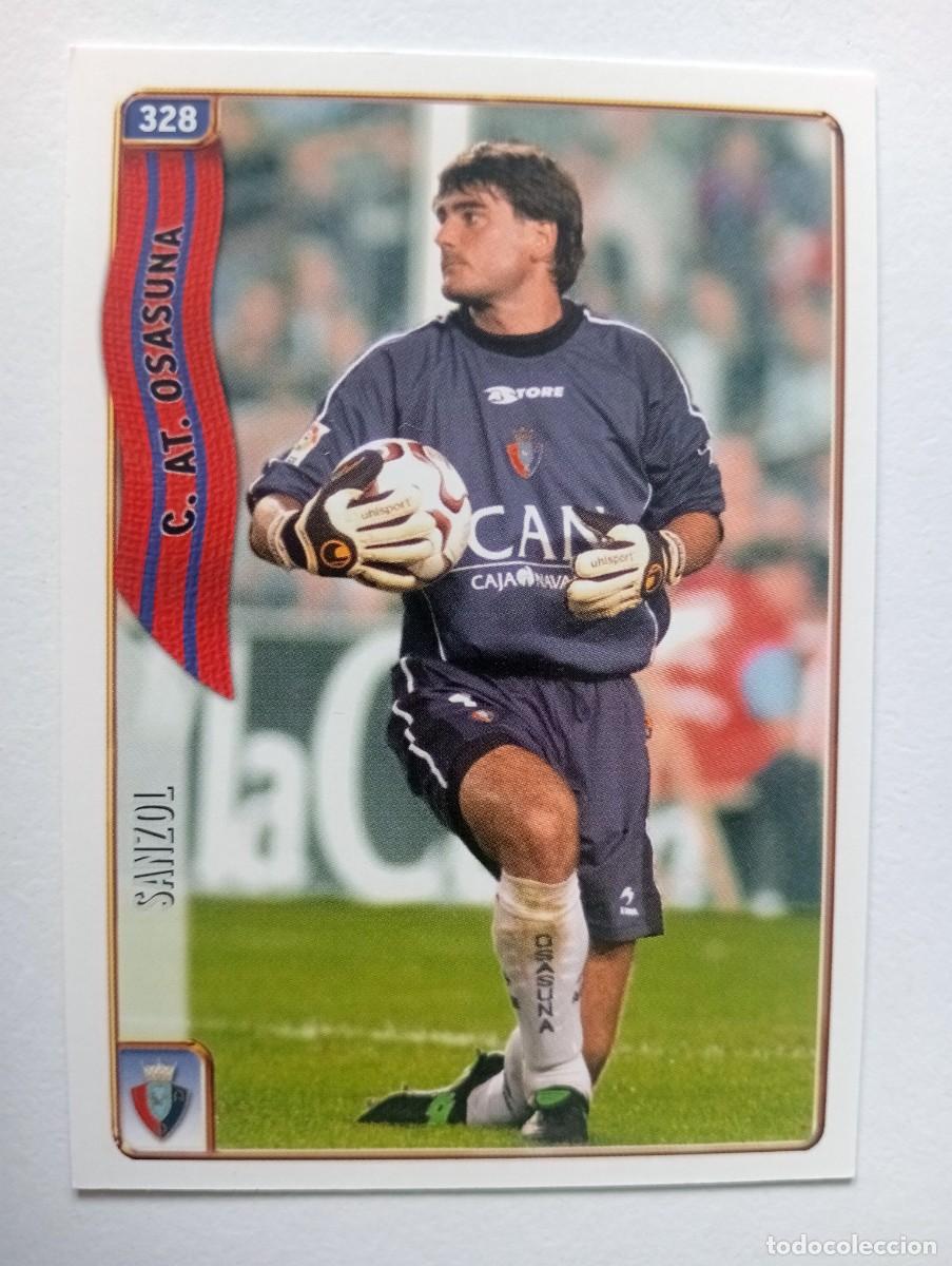 Cromos de f&uacute;tbol: CROMO FUTBOL C.A. OSASUNA MUNDI CROMO 2004-2005: SANZOL