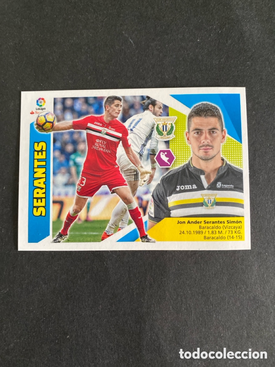Cromos de f&uacute;tbol: Cromo liga 17/18 CD Legan&eacute;s N* 2