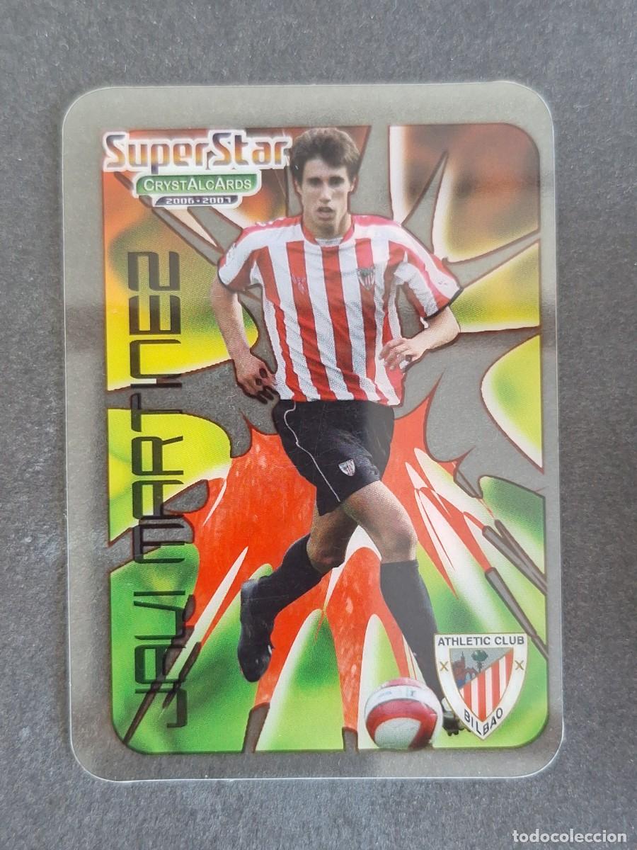 Cromos de f&uacute;tbol: L1 JAVI MARTINEZ ATHLETIC CLUB DE BILBAO SUPERSTAR 373 MUNDICROMO CRYSTALCARDS LIGA 2006 2007 06 07
