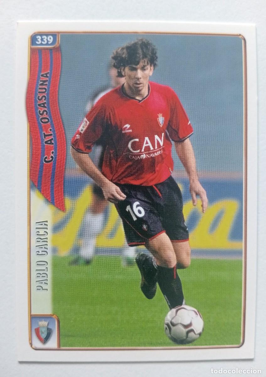 Football Stickers: CROMO FUTBOL C.A. OSASUNA MUNDI CROMO 2004-2005: PABLO GARC&Iacute;A